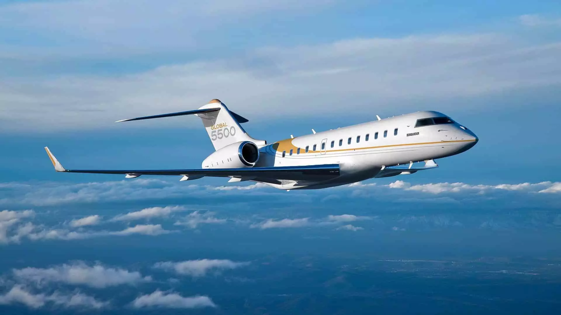 Bombardier Global 5500 jet booking