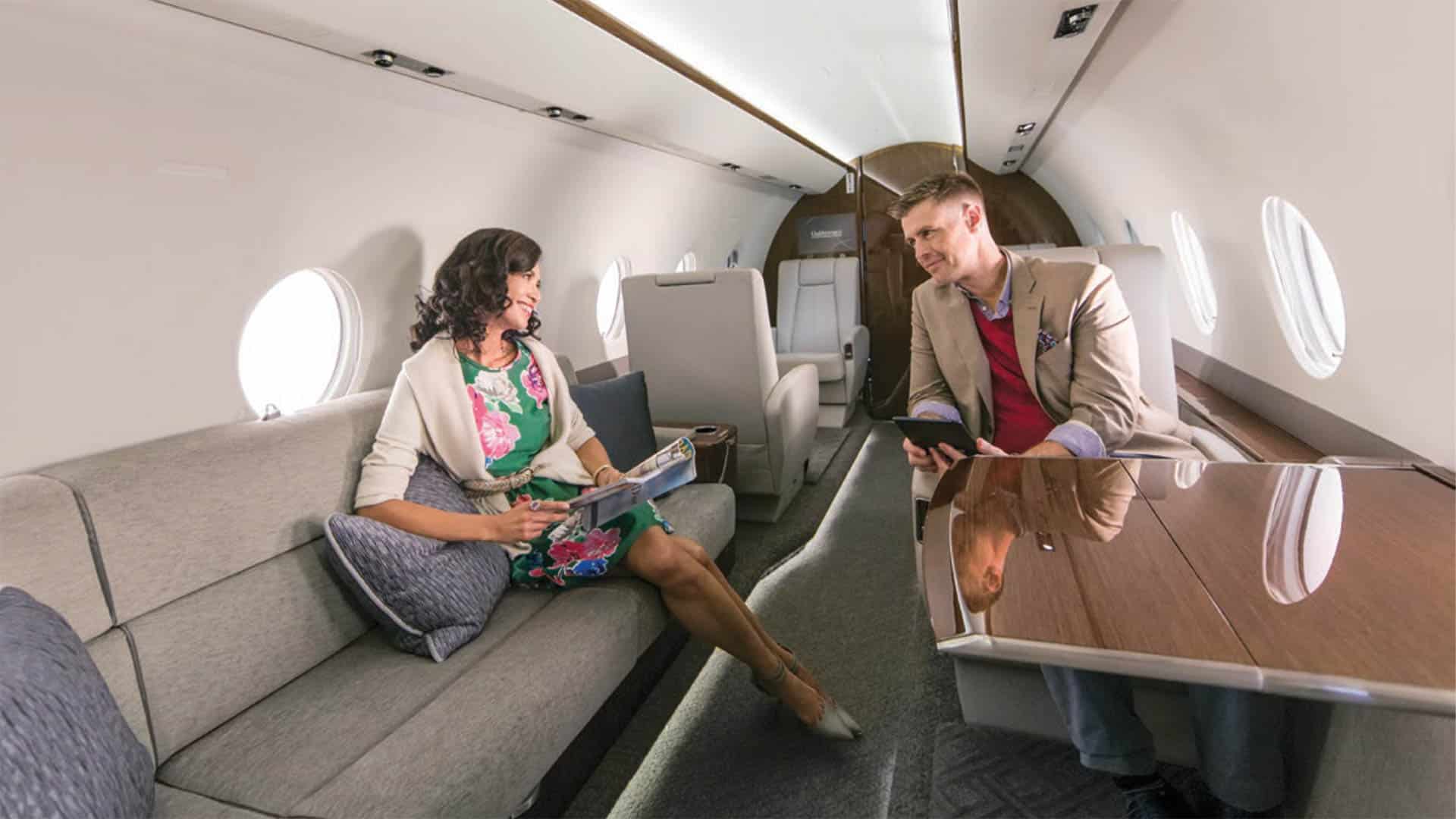 Gulfstream G280 interior jet booking