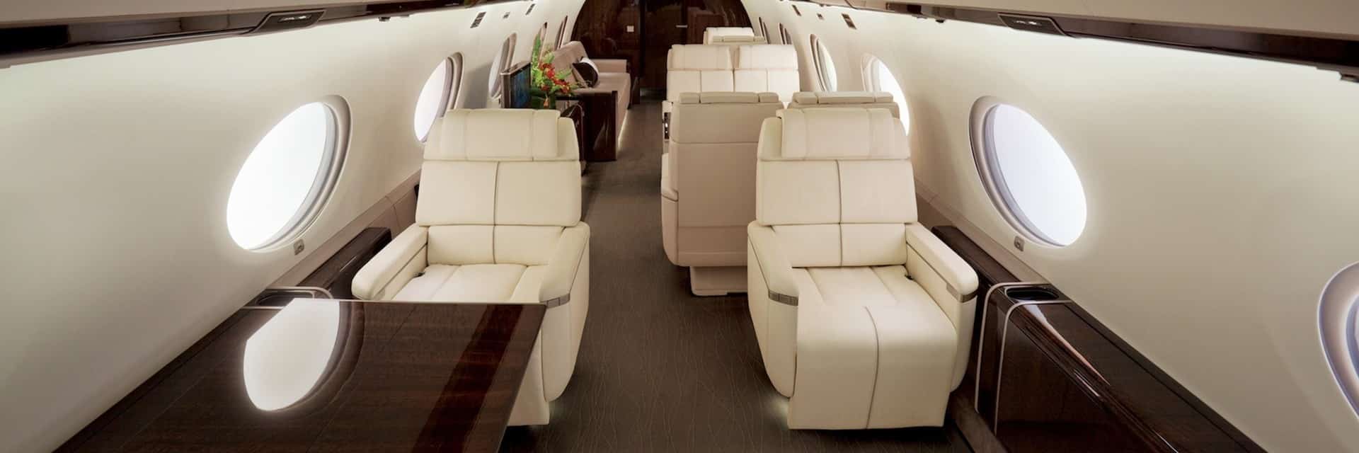 Gulfstream G650/ER interior jet booking