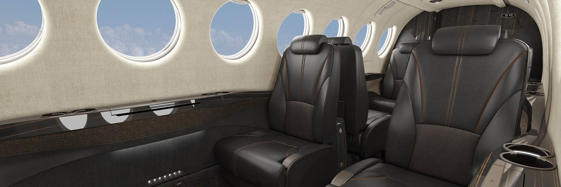 Beechcraft King Air 350 seats booking