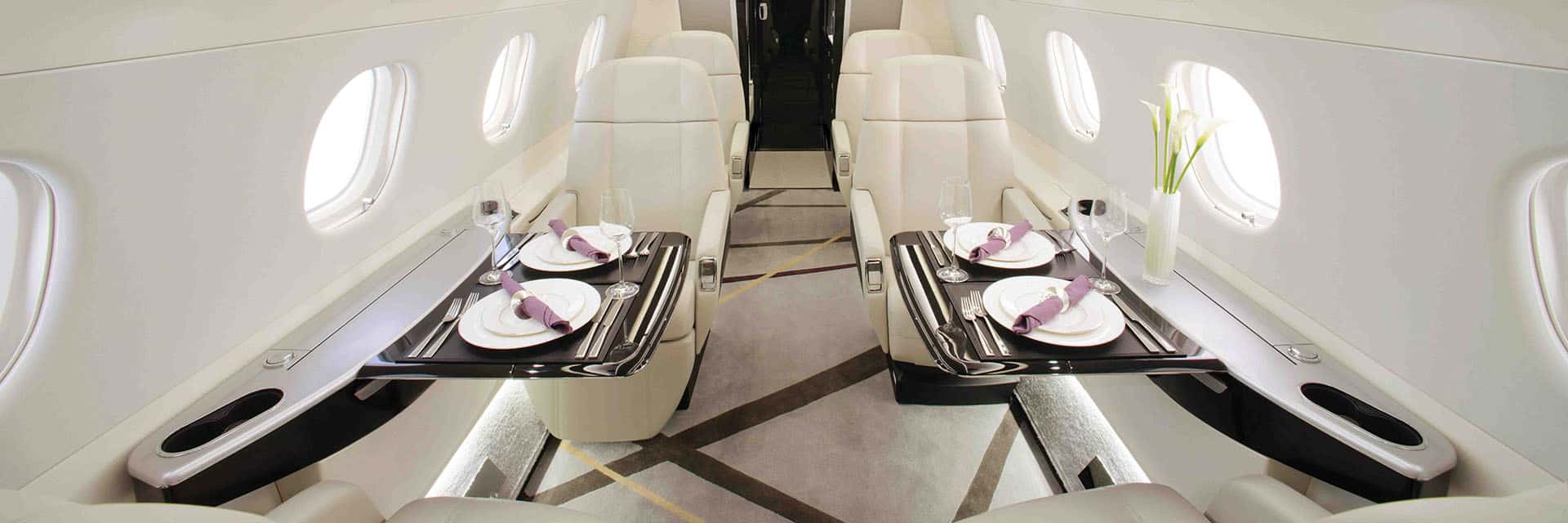 Embraer Legacy 450 interior jet booking